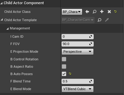 Internal Camera Settings