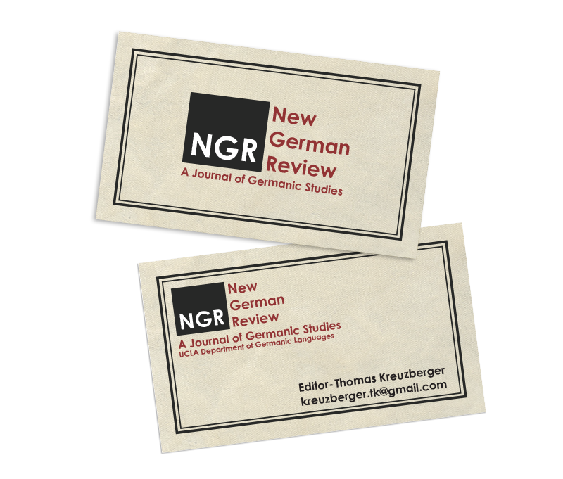 New German Review Business Cards